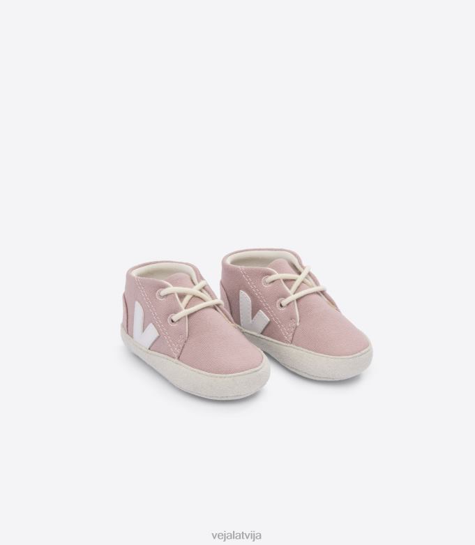 Veja bērni baby canvas babe white 4846D405 kurpes