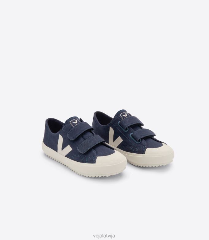 Veja bērni Ollie canvas marine Pierre 4846D400 kurpes