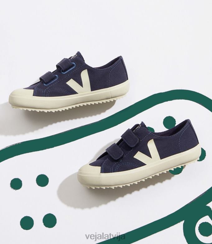 Veja bērni Ollie canvas marine Pierre 4846D400 kurpes