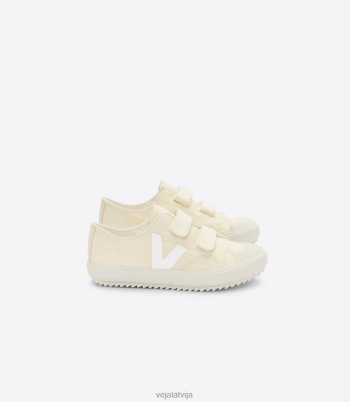 Veja bērni Ollie canvas sviests balts 4846D395 kurpes