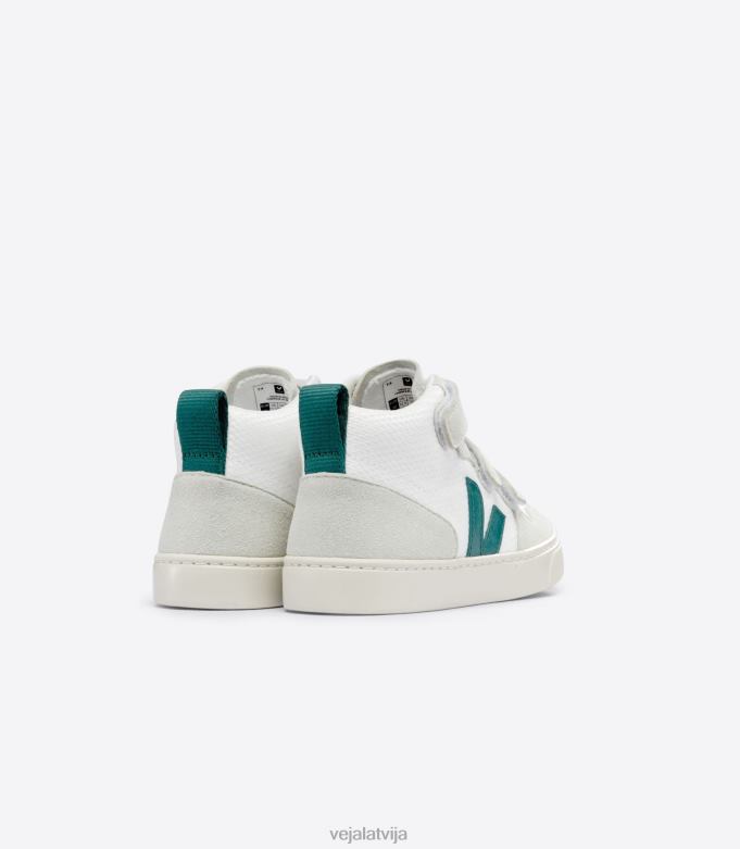 Veja bērni v-10 mid b-mesh white Bretany 4846D344 kurpes
