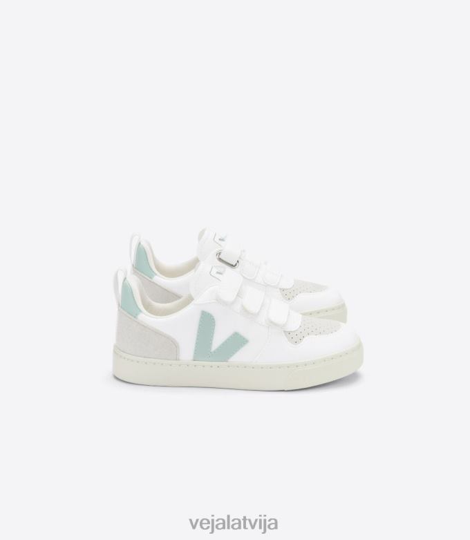 Veja bērni v-10 cwl balta matcha 4846D360 kurpes