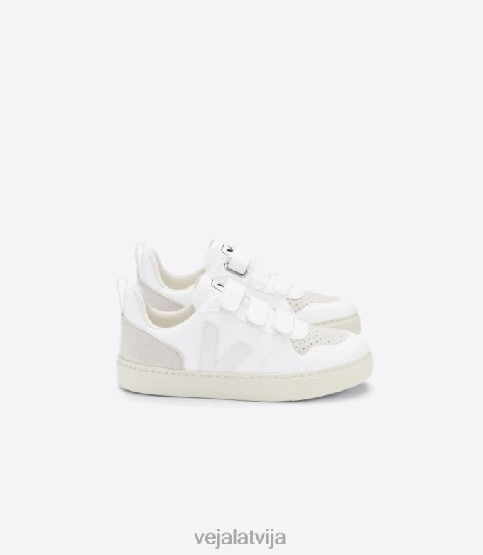Veja bērni v-10 cwl white natural 4846D373 kurpes