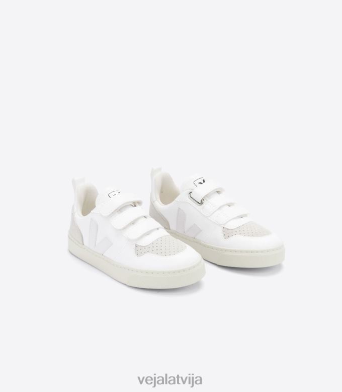 Veja bērni v-10 cwl white natural 4846D373 kurpes