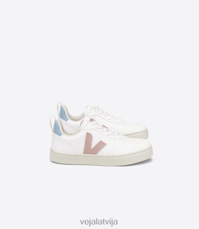 Veja bērni v-10 mežģīnes cwl white babe blue 4846D370 kurpes