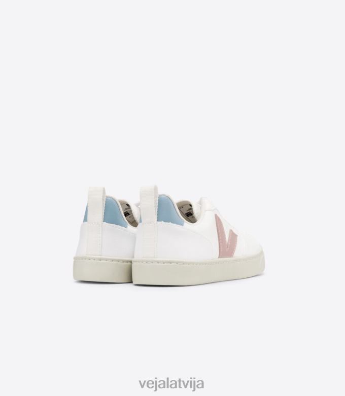 Veja bērni v-10 mežģīnes cwl white babe blue 4846D370 kurpes