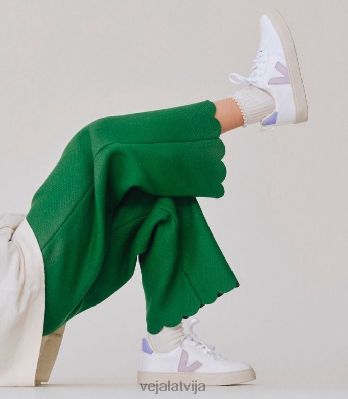 Veja bērni v-10 mežģīnes cwl white parme lavanda 4846D369 kurpes