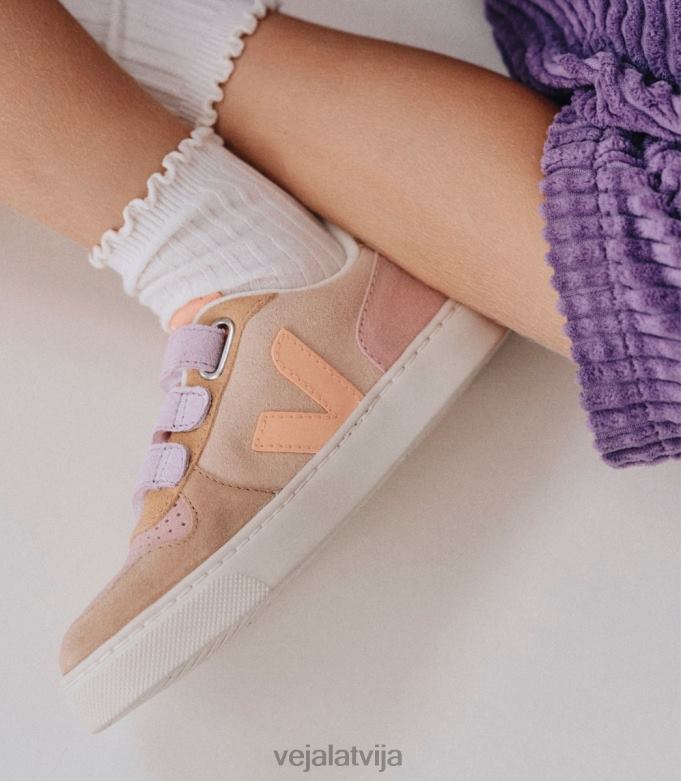 Veja bērni v-10 zamšādas multico sable 4846D364 kurpes