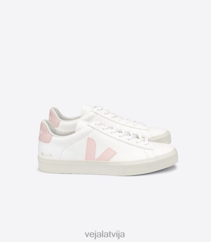 Veja sievietes Campo bezhroma ādas balta ziedlapa 4846D226 kurpes