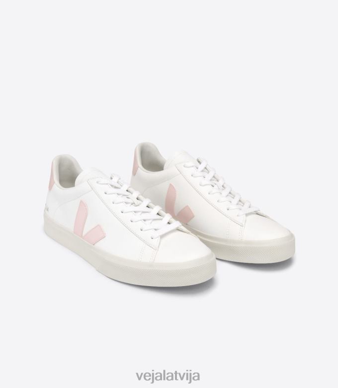 Veja sievietes Campo bezhroma ādas balta ziedlapa 4846D226 kurpes