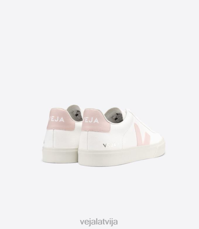 Veja sievietes Campo bezhroma ādas balta ziedlapa 4846D226 kurpes