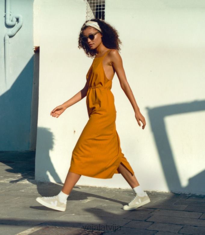 Veja sievietes campo nubuck dabīgs balts 4846D228 kurpes