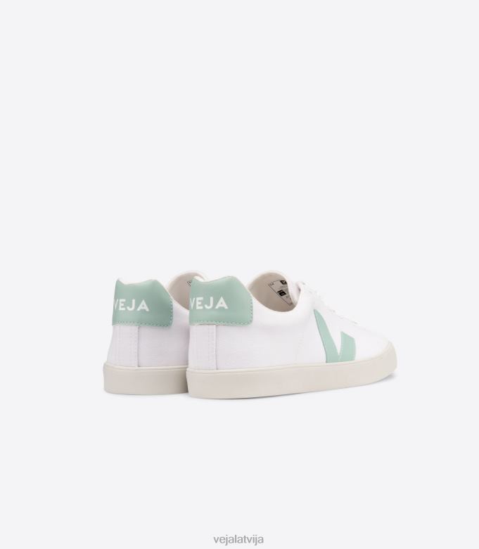 Veja sievietes esplar se canvas white matcha 4846D244 kurpes