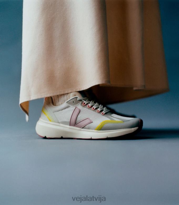 Veja sievietes condor 2 alveomesh natural babe jaune fluo 4846D270 kurpes