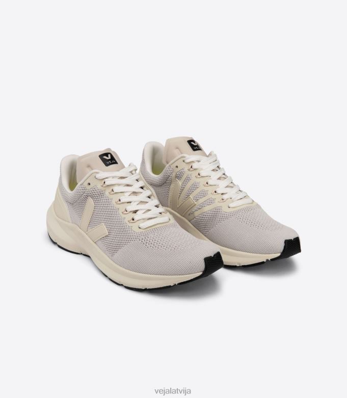 Veja sievietes marlin v-knit chalk Pierre 4846D276 kurpes
