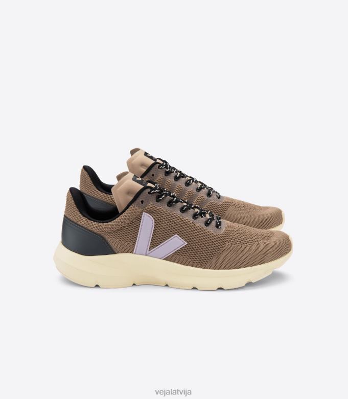 Veja sievietes marlin v-knit nero parme 4846D281 kurpes