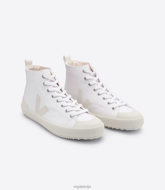 Veja sievietes nova ht canvas white pierre 4846D292 kurpes