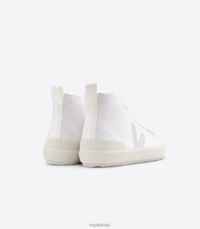 Veja sievietes nova ht canvas white pierre 4846D292 kurpes