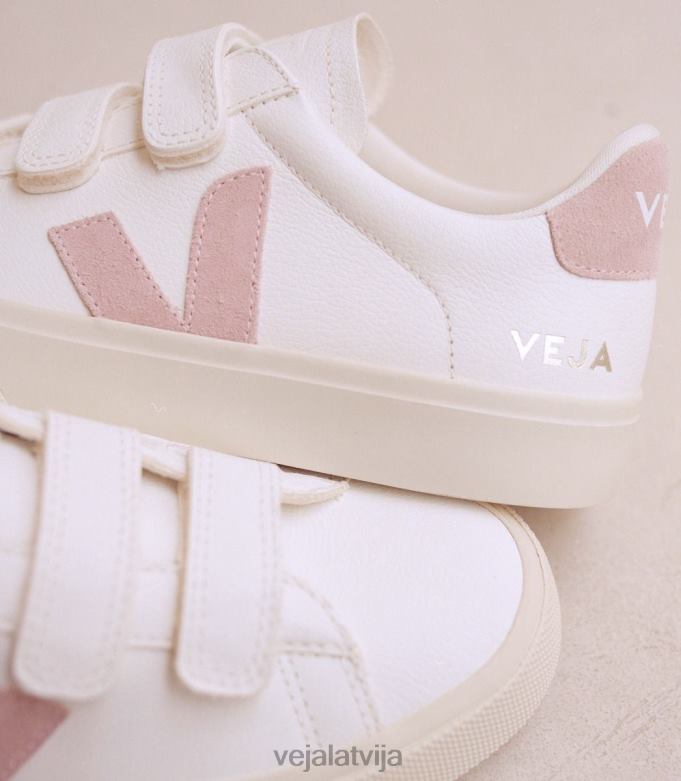 Veja sievietes recife bezhroma ādas balts babe 4846D247 kurpes