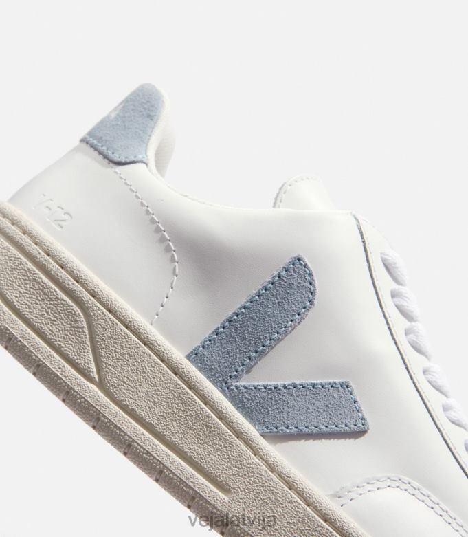 Veja sievietes v-12 ādas balts tērauds 4846D229 kurpes