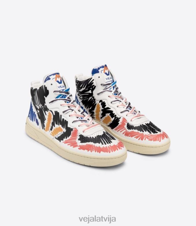 Veja X sievietes v-15 ādas marni melns 4846D240 kurpes