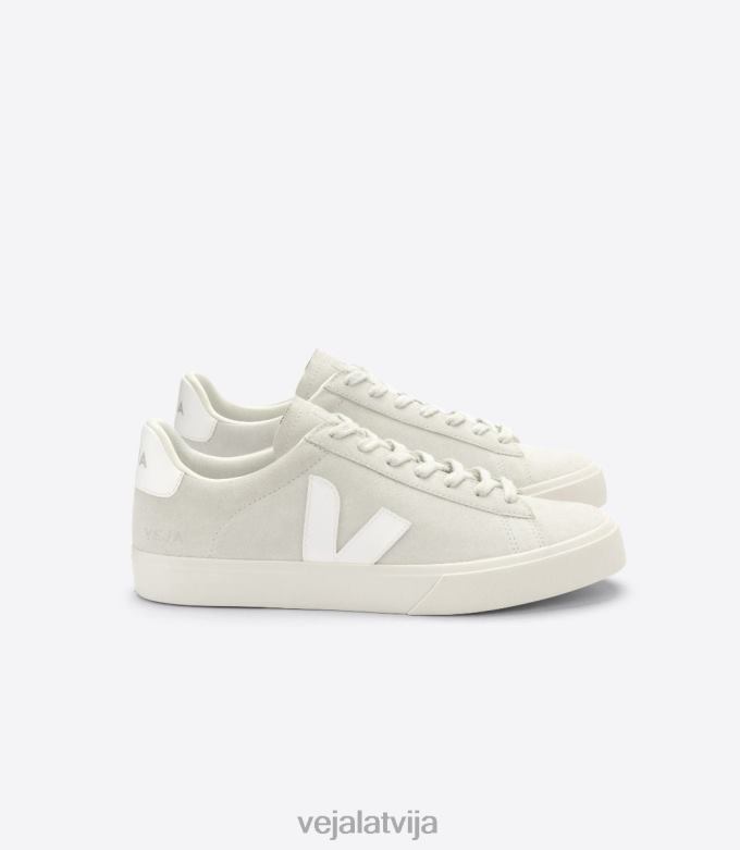 Veja vīriešiem Campo zamšādas dabīgi balts 4846D9 kurpes