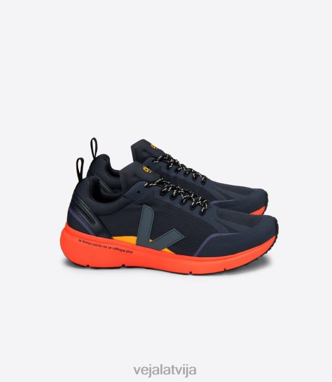 Veja X vīriešiem condor 2 ciele nautico orange fluo 4846D197 kurpes
