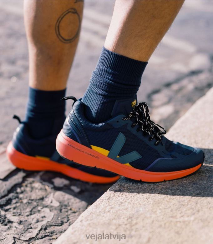 Veja X vīriešiem condor 2 ciele nautico orange fluo 4846D197 kurpes