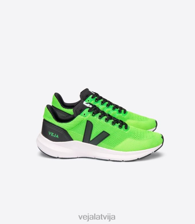 Veja vīriešiem marlin v-knit vert fluo black 4846D206 kurpes
