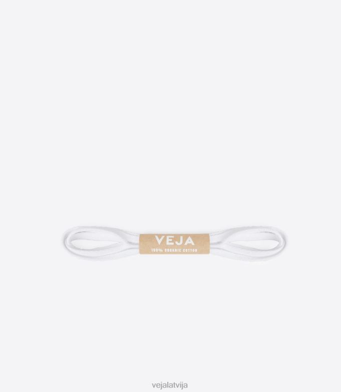 Veja vīriešiem mežģīnes organiskā kokvilna balta 4846D222 kurpes
