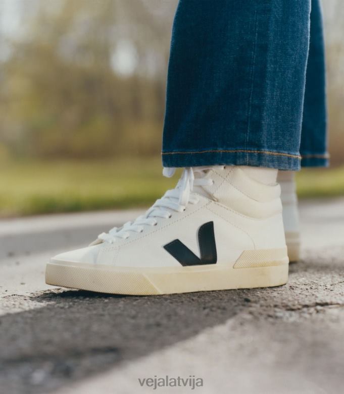 Veja vīriešiem minotaur bezhroma āda balts melns sviests 4846D70 kurpes