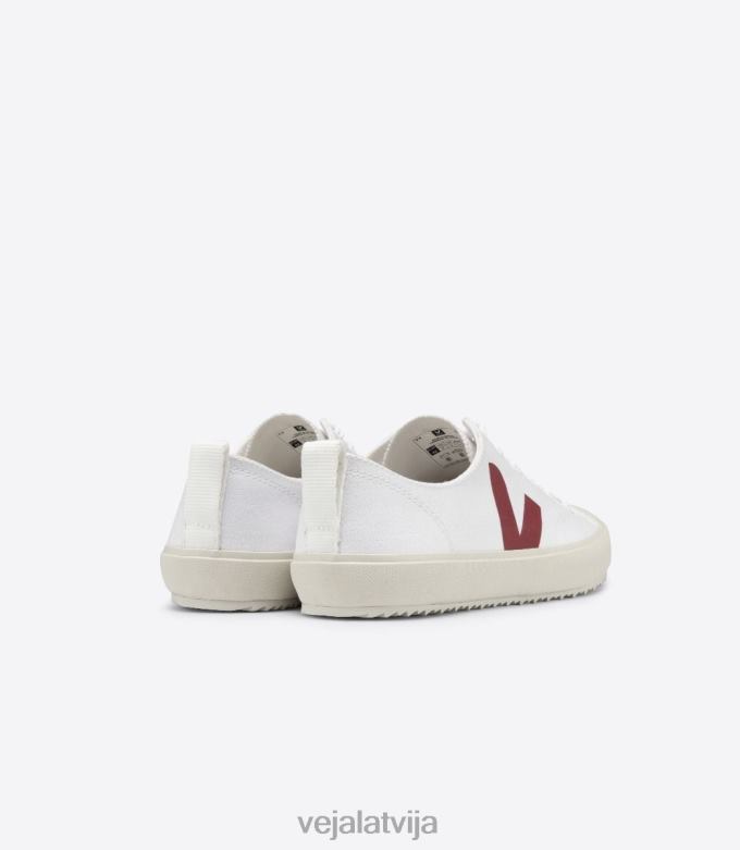 Veja vīriešiem nova audekls balta marsala 4846D161 kurpes