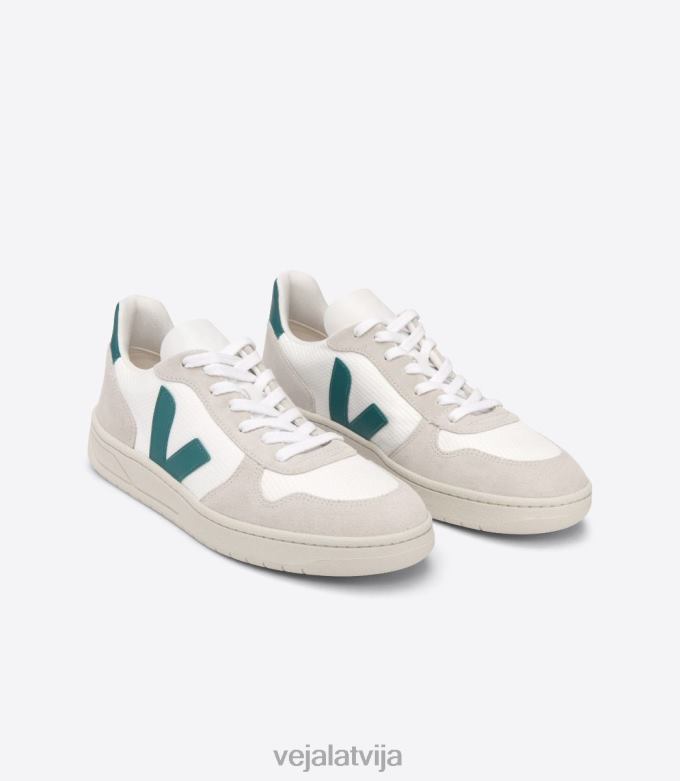 Veja vīriešiem v-10 b-tīkla baltā Bretaņa 4846D58 kurpes