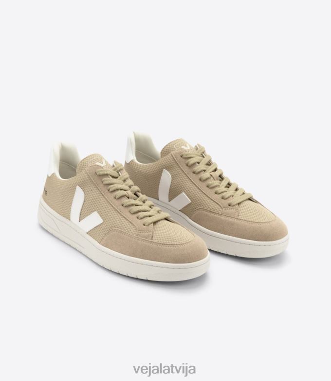 Veja vīriešiem v-12 vegan alveomesh dune white 4846D29 kurpes