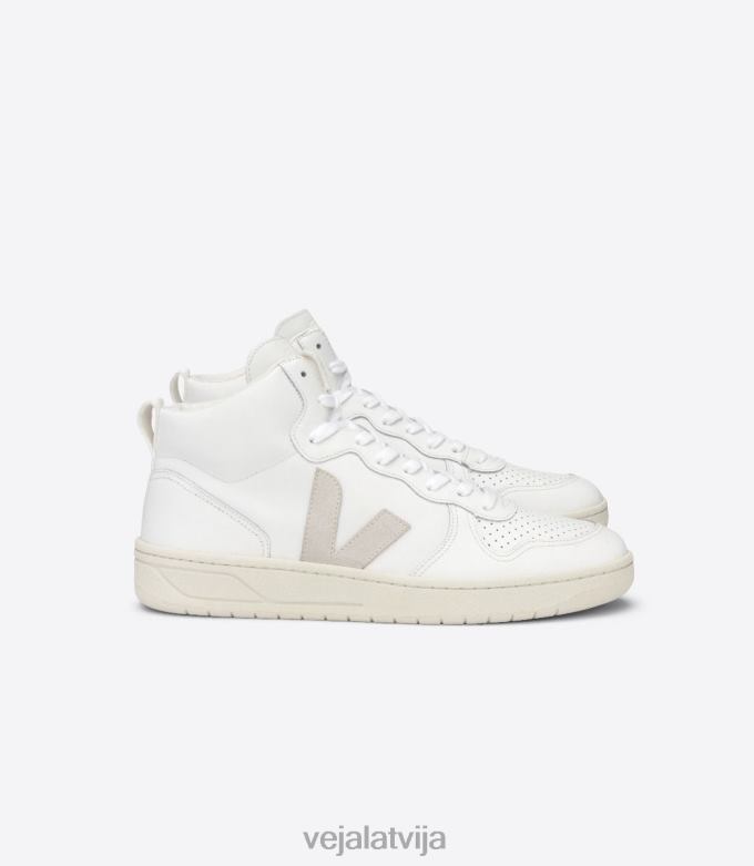 Veja vīriešiem v-15 āda balta 4846D81 kurpes